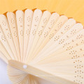 Марка КТ летней выдвиженческого подарка портативный изготовленный на заказ напечатанный логотип складной бамбук ручной вентилятор 